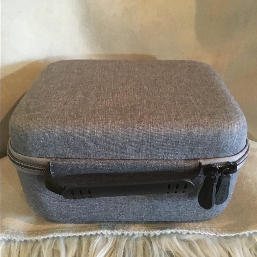 Gray Zippered Travel Container